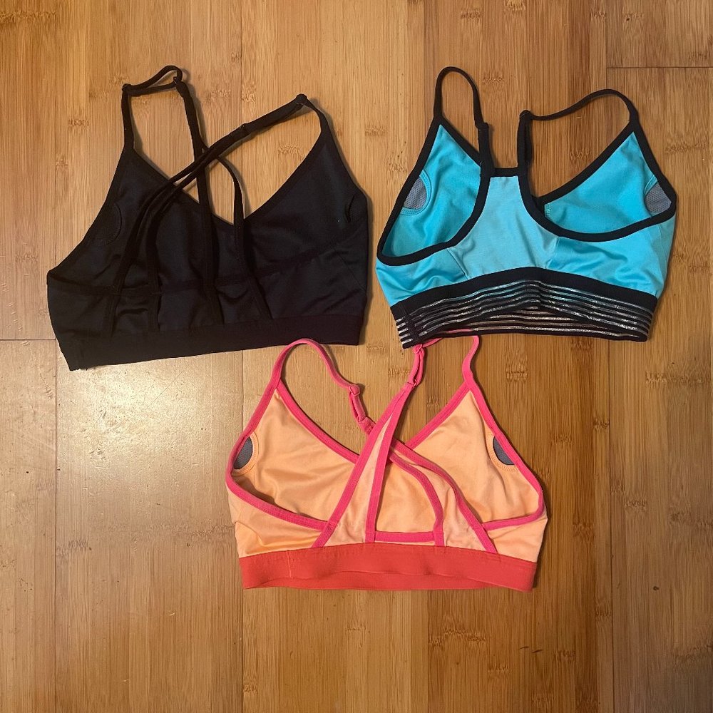 Lot of 3 Nike sports bras